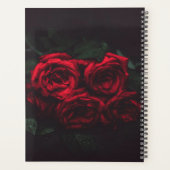 Elegant Red Roses Planner (Achterkant)