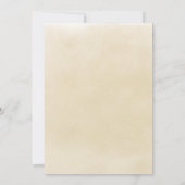 Elegant Red Roses Tan Sweet 16 Birthday Kaart (Achterkant)