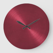 Elegant Red Sheen Grote Klok (Voorkant)