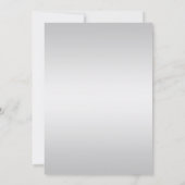 Elegant Red Silver Green Holly kerstparty Kaart (Achterkant)