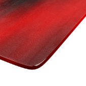 Elegant Red Splash Glass Snijplank (Hoek)