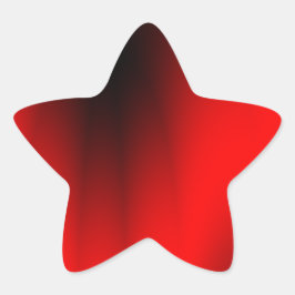 Elegant Red Splash Ster Sticker