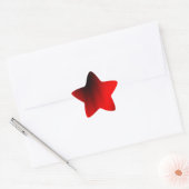 Elegant Red Splash Ster Sticker (Envelop)