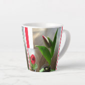Elegant Red Tulips Design Latent Mok (Rechterhoek)