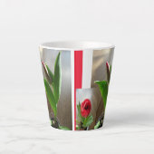 Elegant Red Tulips Design Latent Mok (Voorkant)