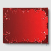 Elegant Red Wedding Gastenboek (Achterkant)