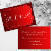 Elegant Red Wedding RSVP