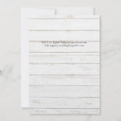 Elegant Red White Blue Floral Wedding Budget (Achterkant)