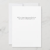 Elegant Red White Blue Floral Wedding Budget (Achterkant)