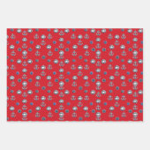 Elegant Red White en Blue Nautical Thmed Inpakpapier Vel (Voorkant 2)
