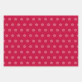 Elegant Red White - kerstboomschilfers Inpakpapier Vel (Voorkant 2)