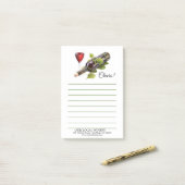 Elegant Red Wine Vineyard Winery Post-it Notes (Op bureau)