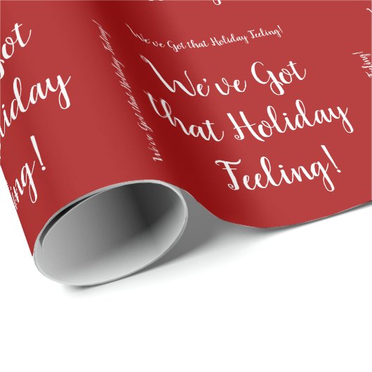 Elegant Red Wrapping Paper heeft een feestdag Cadeaupapier (Rol Hoek)