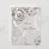 Elegant redt de dag aankondigingskaart (Voorkant / Achterkant)