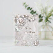 Elegant redt de dag aankondigingskaart (Staand voorkant)