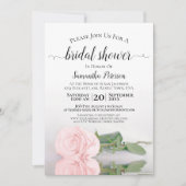 Elegant reflecterend Blush roze Vrijgezellenfeest Kaart (Voorkant)