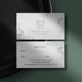 Elegant & Regal Dental Tooth Tree Logo Benoeming Visitekaartje