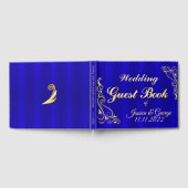 Elegant Regal Golden Typography Wedding Gastenboek (Volledig)