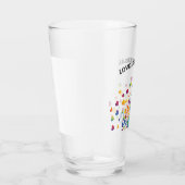 Elegant regenboog hartjes ontwerp glas (Rechts)