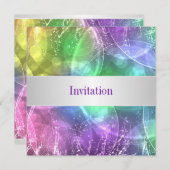 Elegant regenboogbelletjes 12 Speciale gebeurtenis Kaart (Voorkant / Achterkant)