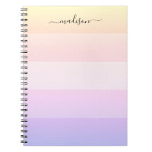 Elegant regenboogstrips notitieblok