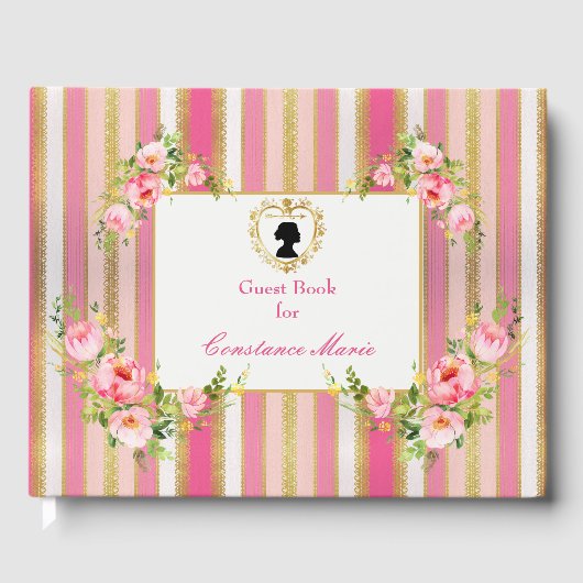 Elegant Regency tijdperk Gastenboek (Voorkant)