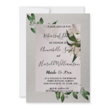 Elegant Rehearsal Dinner Invitation