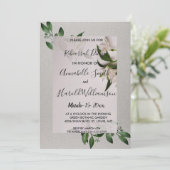 Elegant Rehearsal Dinner Invitation Kaart (Staand voorkant)