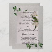 Elegant Rehearsal Dinner Invitation Kaart (Voorkant / Achterkant)