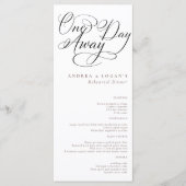 Elegant Rehearsal Dinner Menu (Voorkant)