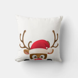 Elegant Reindeer met Santa Hat | SIERKUSSEN