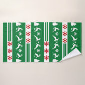 Elegant Reinders Snowflakes Lines Badhanddoek (Badhanddoek)