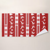 Elegant Reinders Snowflakes Lines Badhanddoek (Badhanddoek)