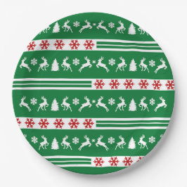 Elegant Reinders Snowflakes Lines Papieren Bordje