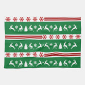 Elegant Reinders Snowflakes Lines Theedoek (Horizontaal)