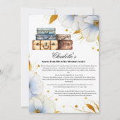 Elegant reizen van Miss naar Mrs Vrijgezellenfeest Kaart (Voorkant)