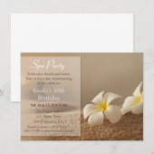 Elegant Relaxing Spa Birthday Party Kaart (Voorkant / Achterkant)