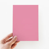 Elegant Religieuze Kruisroze Floral Girl Baptisme Kaart