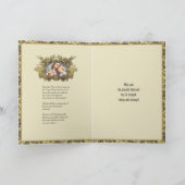Elegant Religieuze St. Joseph Child Jesus Gold Kaart (Binnen)