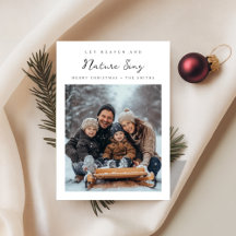 Elegant Religious Let heaven & Nature Sing Photo