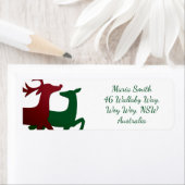 Elegant rendier etiket (Insitu)