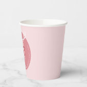 Elegant rendier gepersonaliseerd kerstfeest papieren bekers (Links)