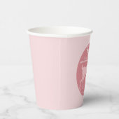 Elegant rendier gepersonaliseerd kerstfeest papieren bekers (Rechts)