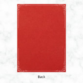 Elegant Rendier Kerstvakantie Rood Kaart