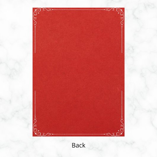 Elegant Rendier Kerstvakantie Rood Kaart