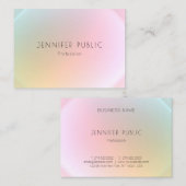 Elegant rendy Design Moderne Colorful Sjabloon Visitekaartje (Voorkant / Achterkant)