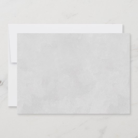 Elegant repesial Dinner Invite White Black Kaart (Achterkant)