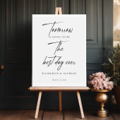 Elegant repetitie diner de avond voor ontvangst poster