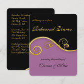 Elegant repetitie kaart (Voorkant / Achterkant)