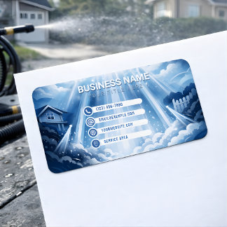 Elegant Residential Pressure Washing Radiant Sky Etiket